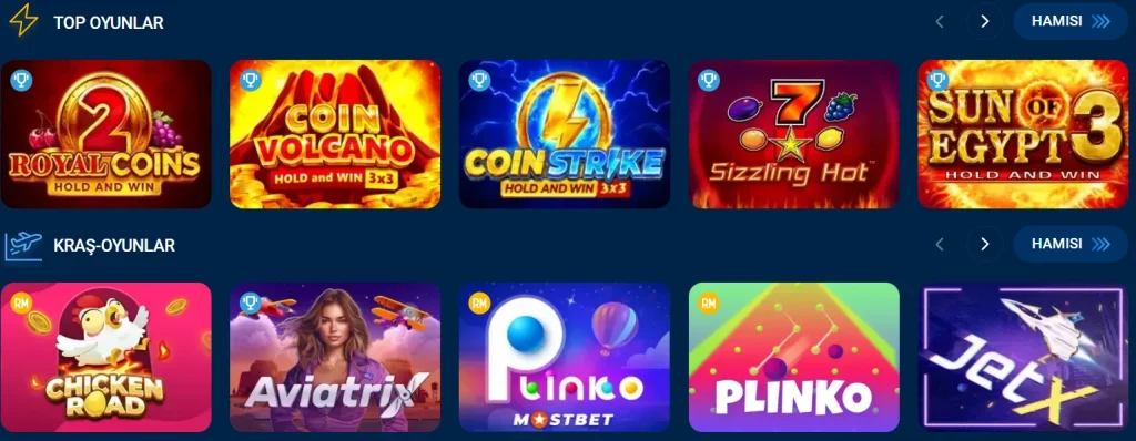 mostbet casino slots img